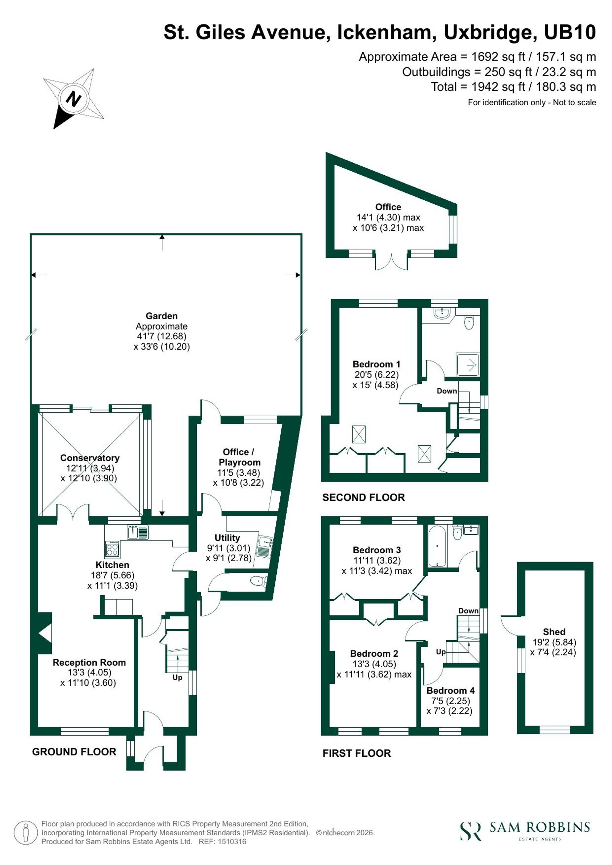 46 St. Giles Avenue, Uxbridge floorplan