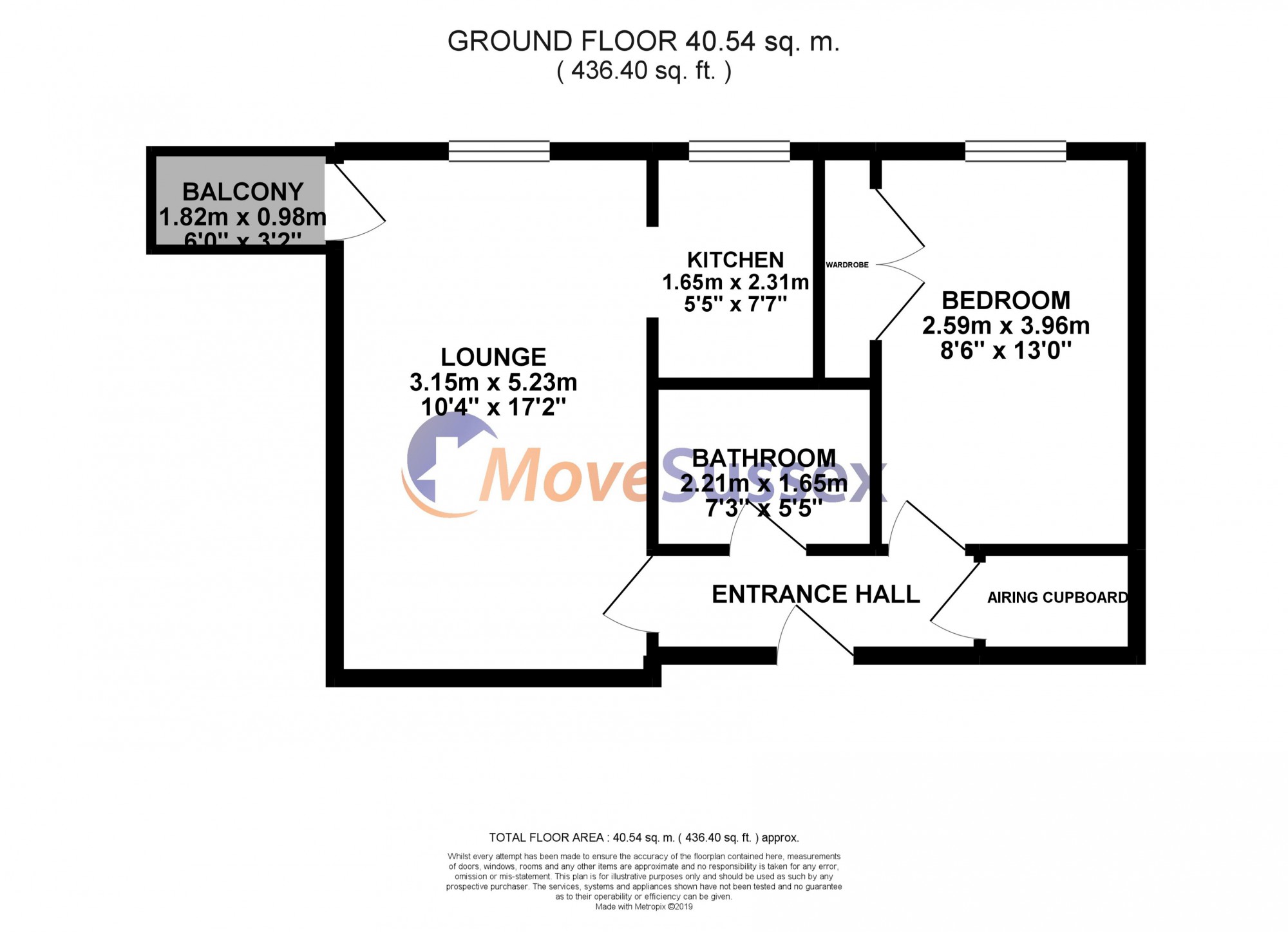 1 Bedrooms  for sale in Homegate House, The Avenue, Eastbourne, East Sussex BN21