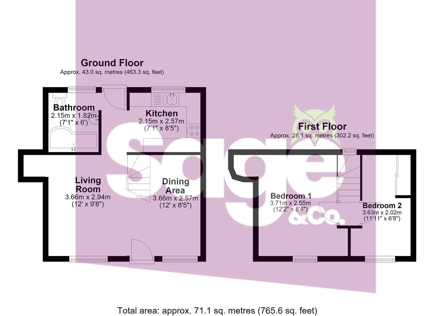2, River Row, Blackwood floorplan