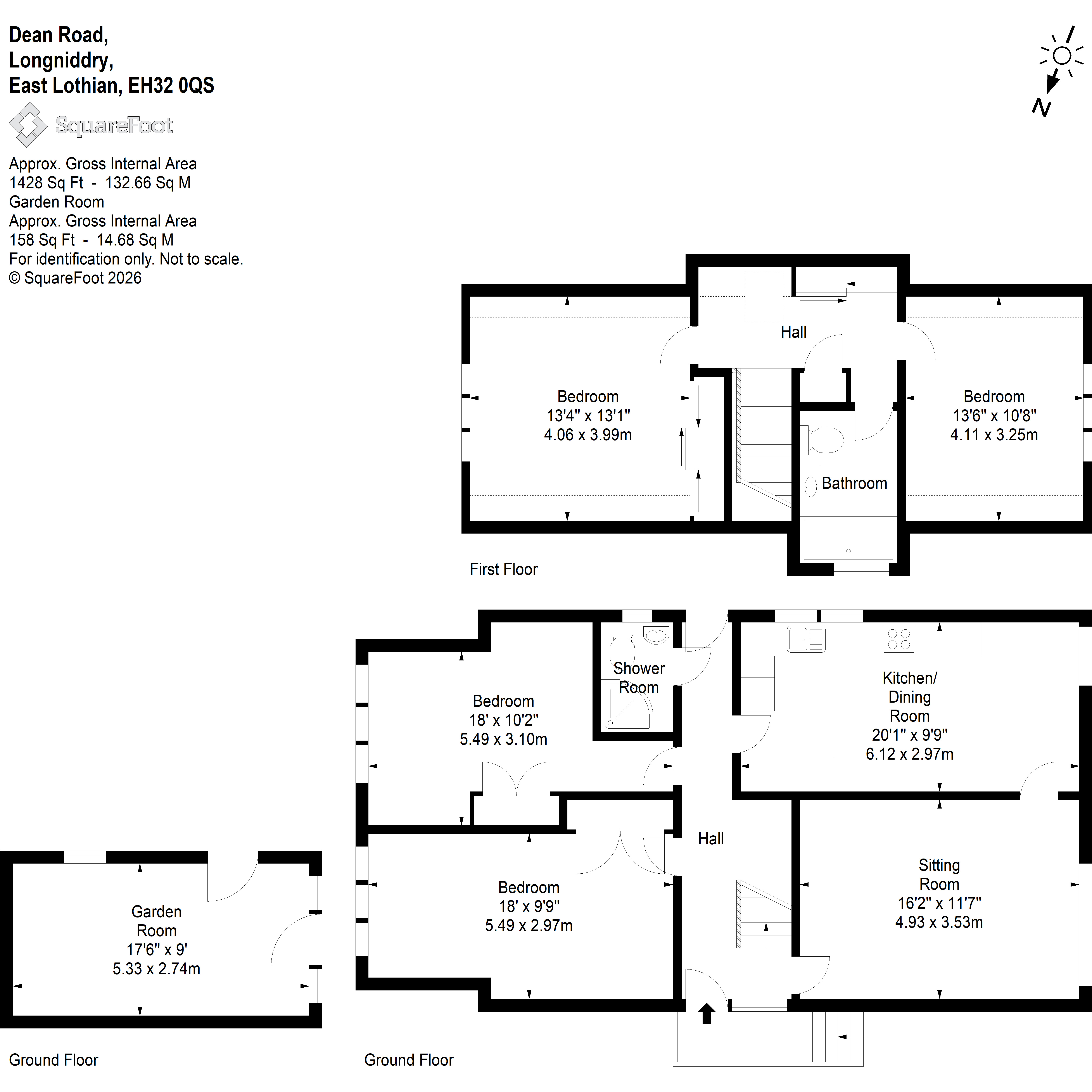 8, Dean Road, LONGNIDDRY floorplan