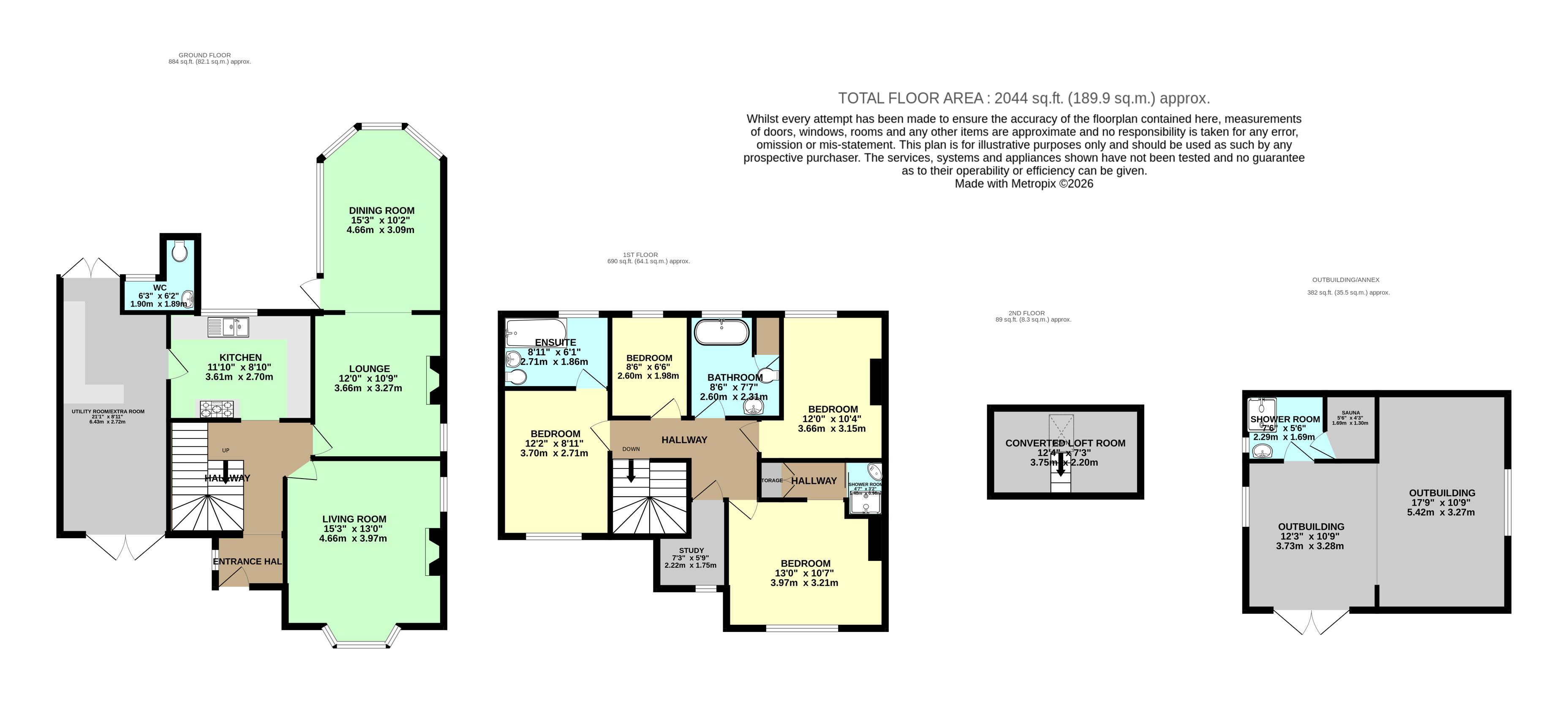 87, Cusworth Lane, Doncaster floorplan