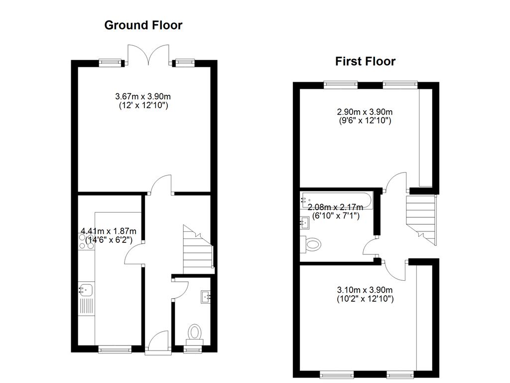 2 Bedrooms Semi-detached house to rent in Lambourne Close, Farningham, Dartford DA4