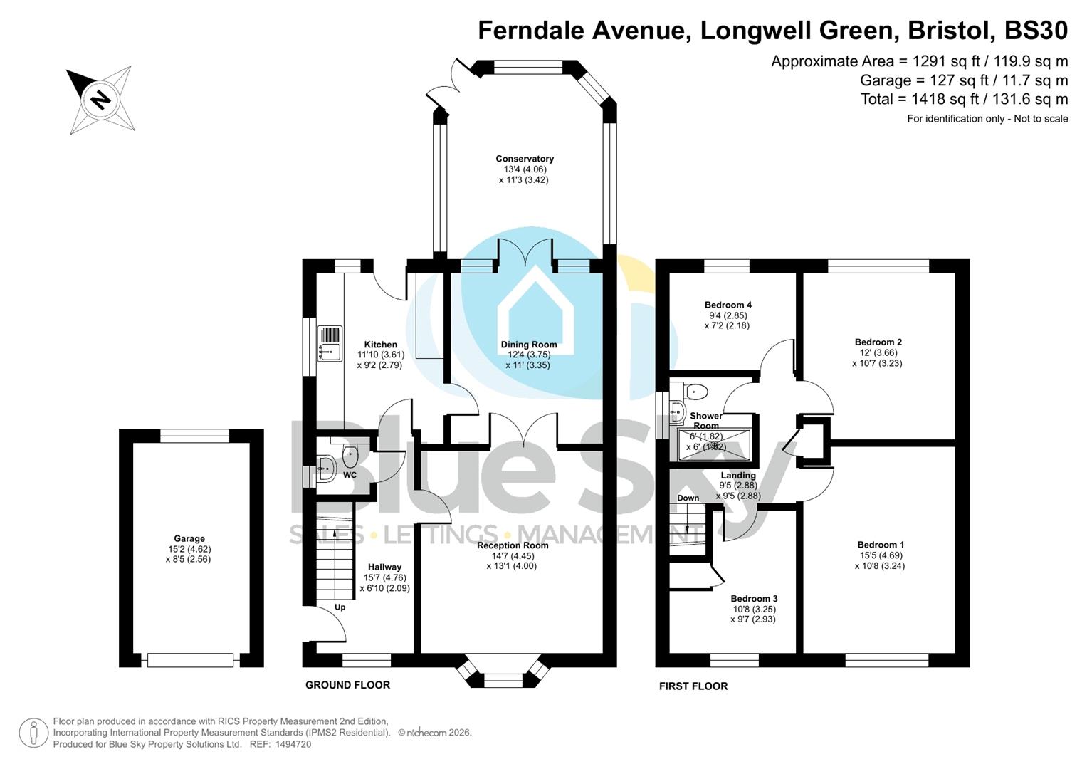 38, Ferndale Avenue, Bristol floorplan