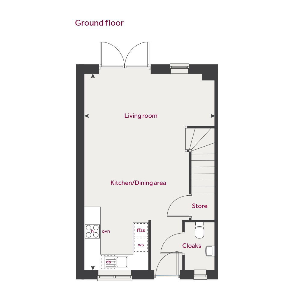 25, Willow Grange, Mastin Moor floorplan