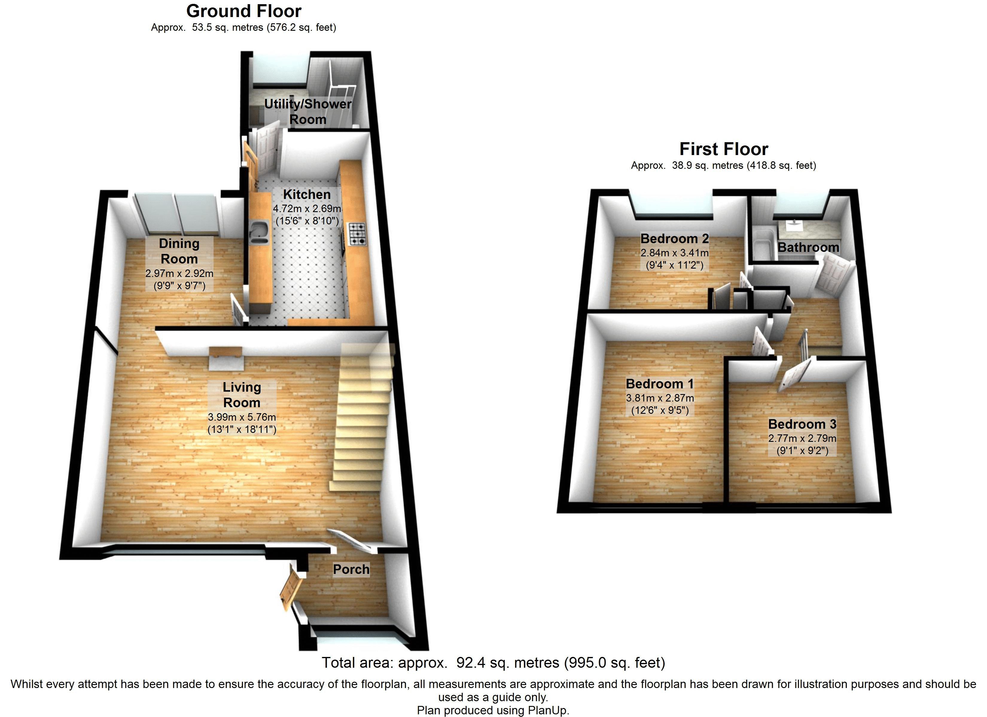 3 Bedrooms Terraced house to rent in Lancotbury Close, Totternhoe, Bedfordshire LU6