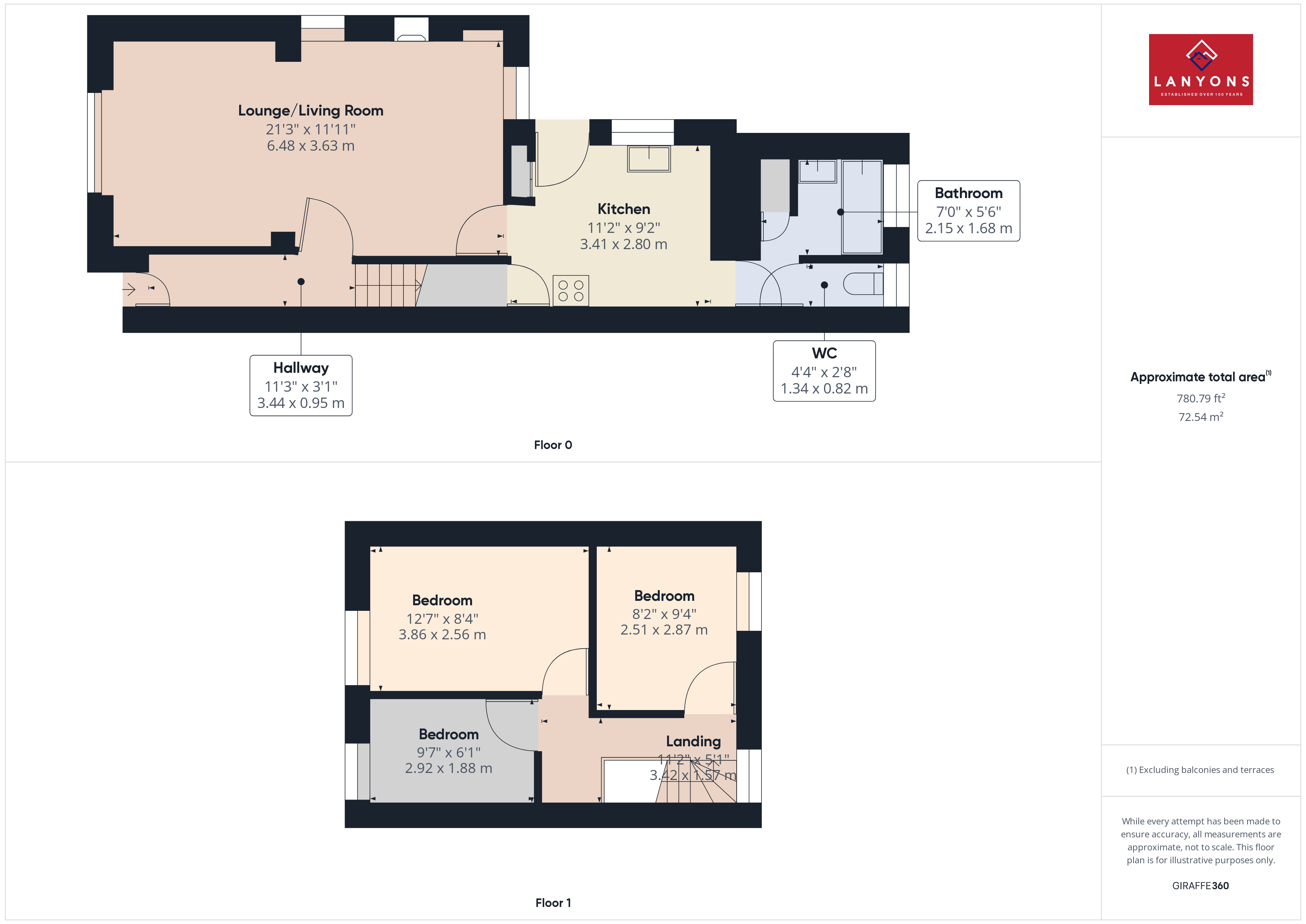 1, David Street, Tonypandy floorplan