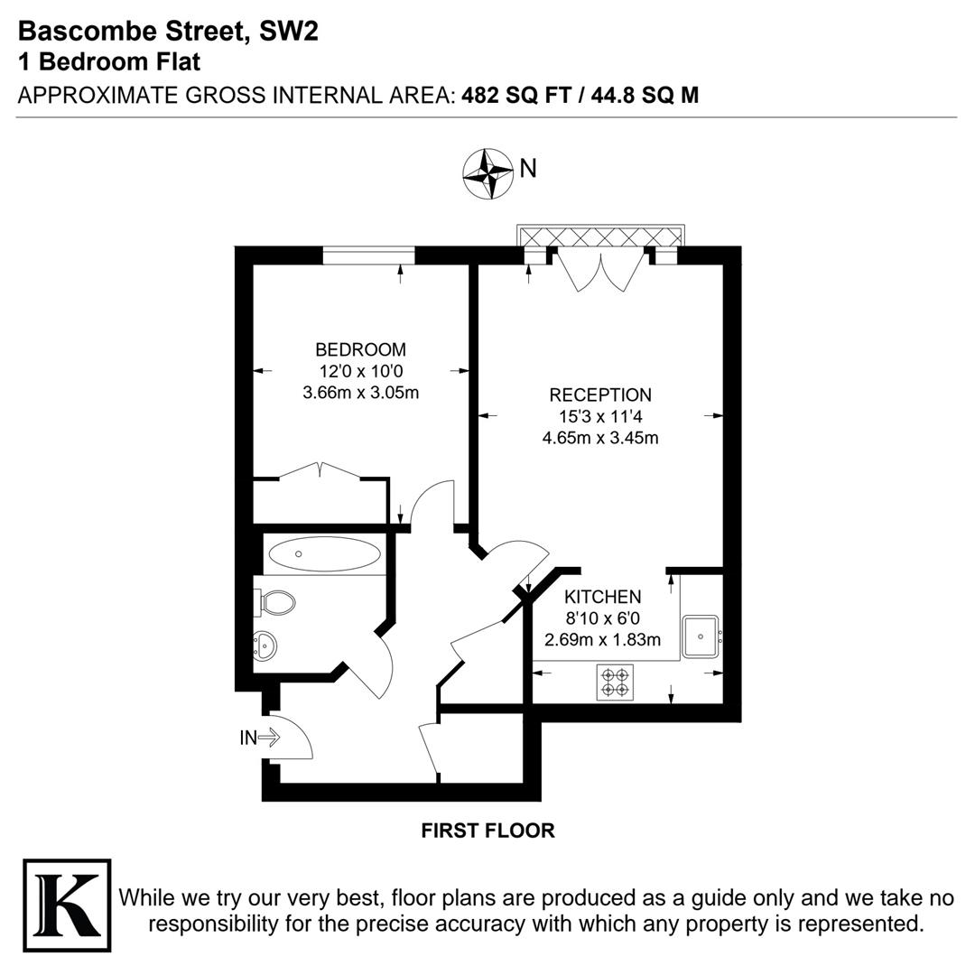 Flat 6, Blackburn Court, 1, Bascombe Street, London floorplan