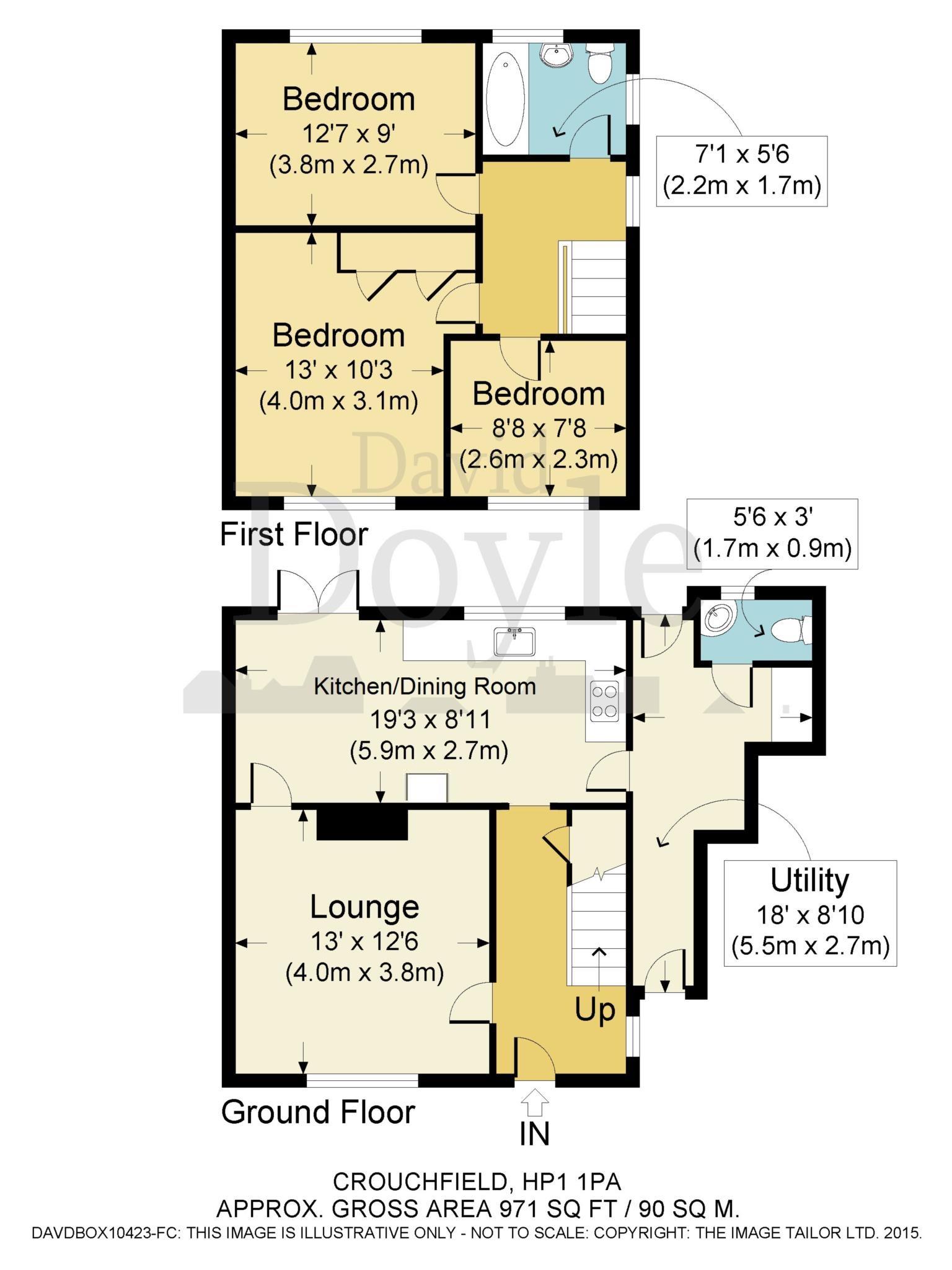 3 Bedrooms  for sale in Crouchfield, Hemel Hempstead HP1