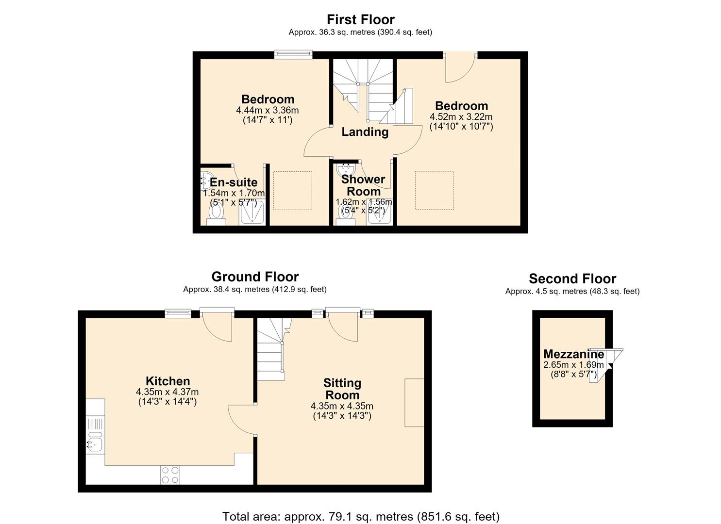 Market Square,, Tideswell floorplan