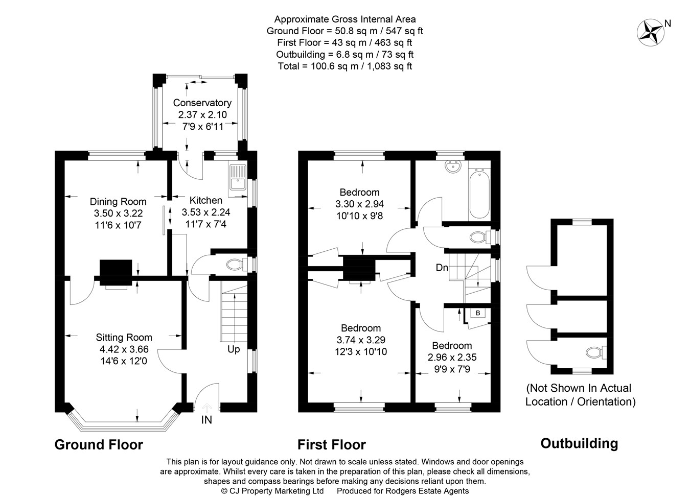 St Marys Road, Harefield UB9, 3 bedroom end terrace house for sale
