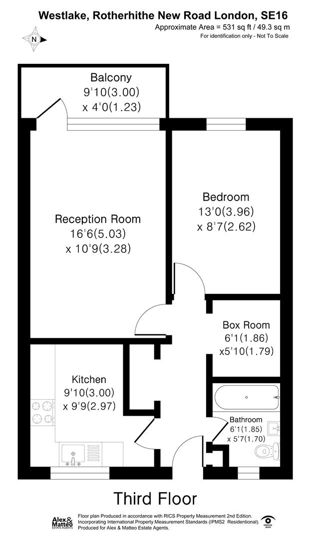 47 Westlake, Rotherhithe New Road, London floorplan