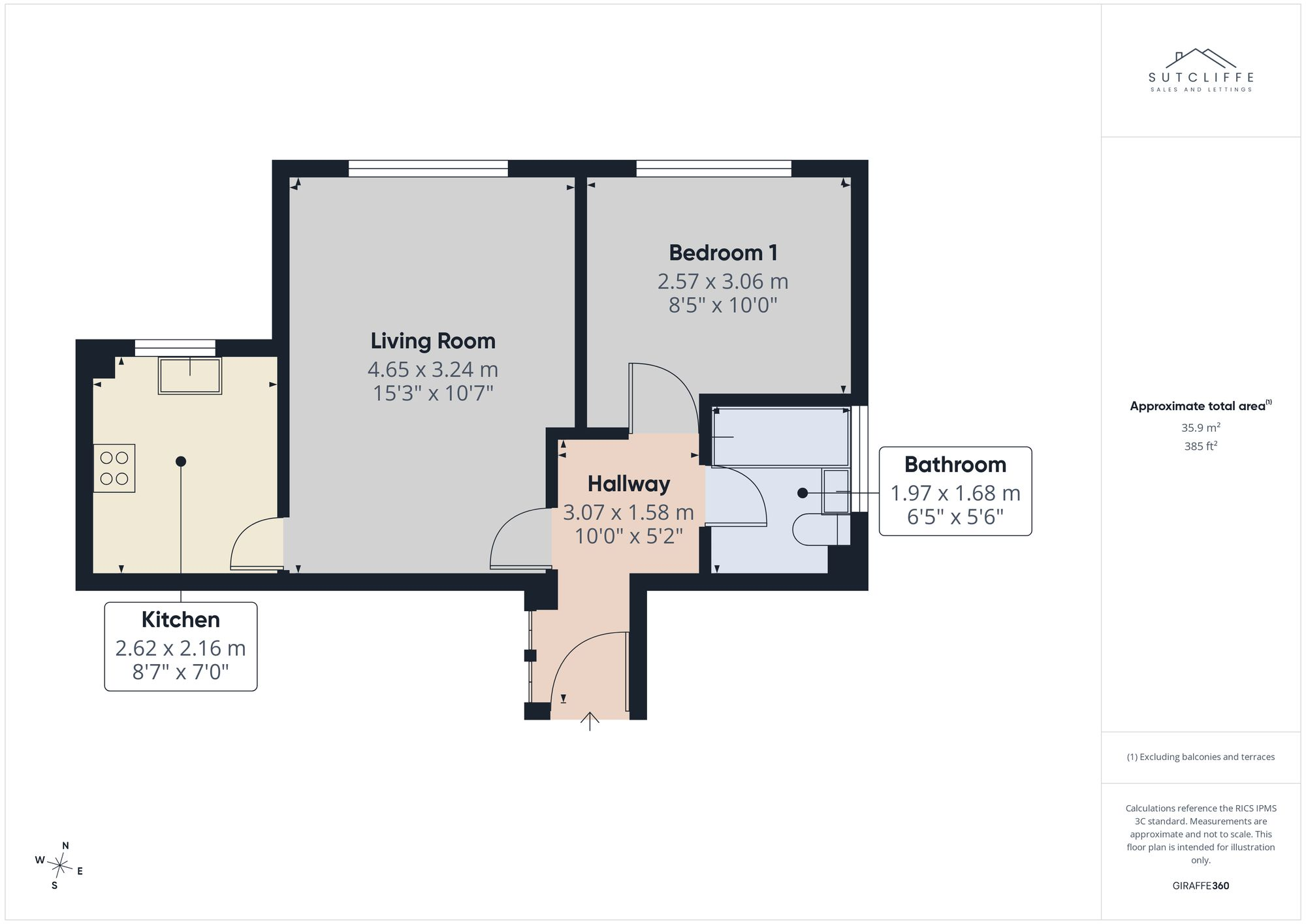24 Manor Park, Watling Street Road, Preston floorplan