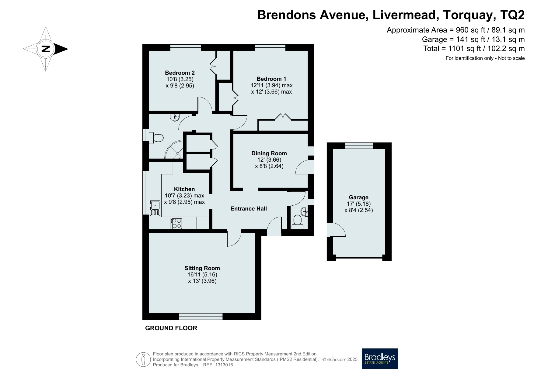 10 Brendons Avenue, Livermead Torquay Devon, Torquay floorplan