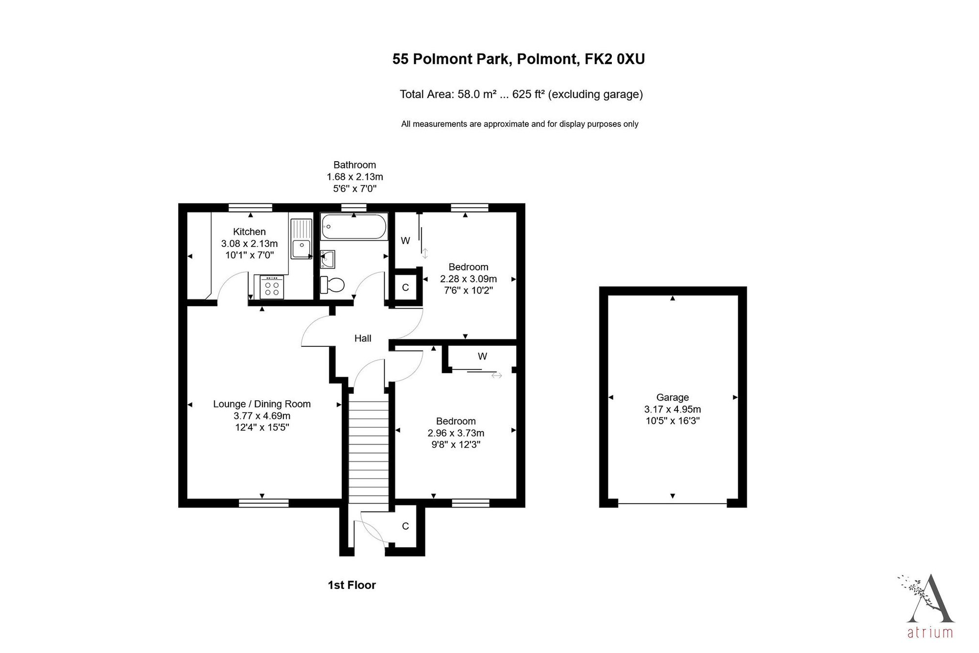 55 Polmont Park, Falkirk floorplan