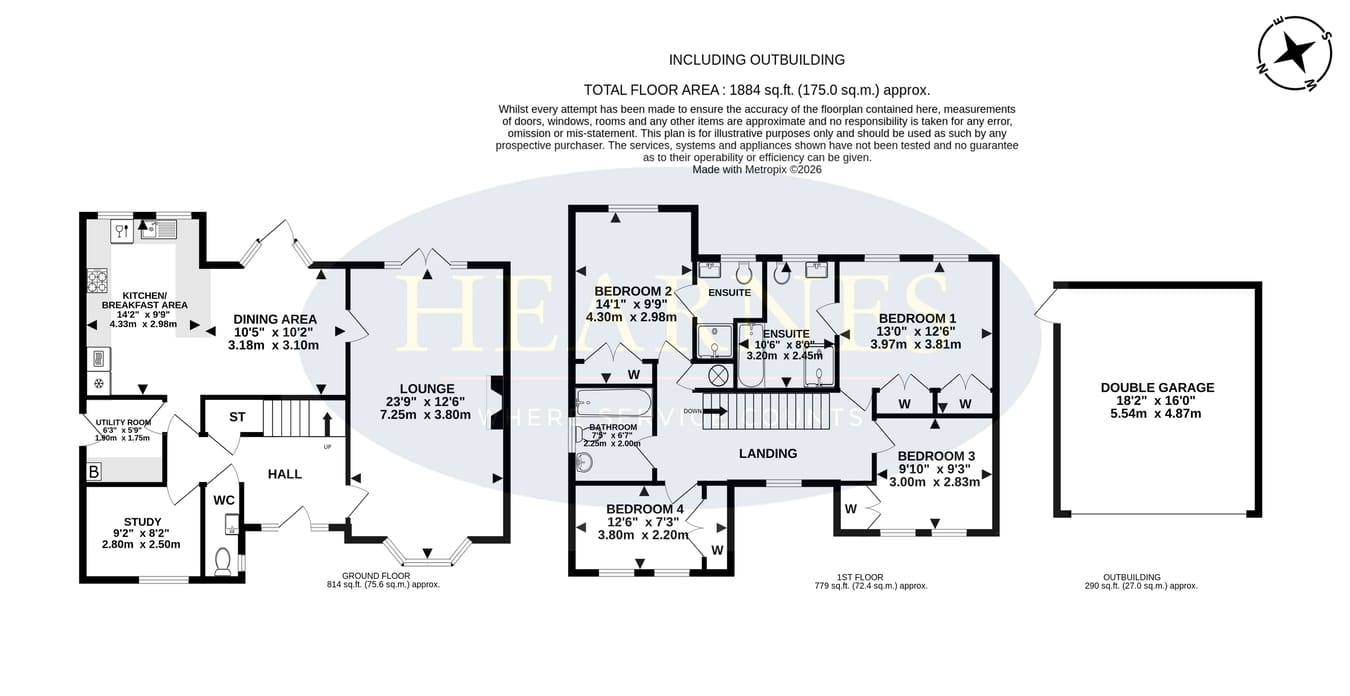 37, Casterbridge Road, Ferndown floorplan
