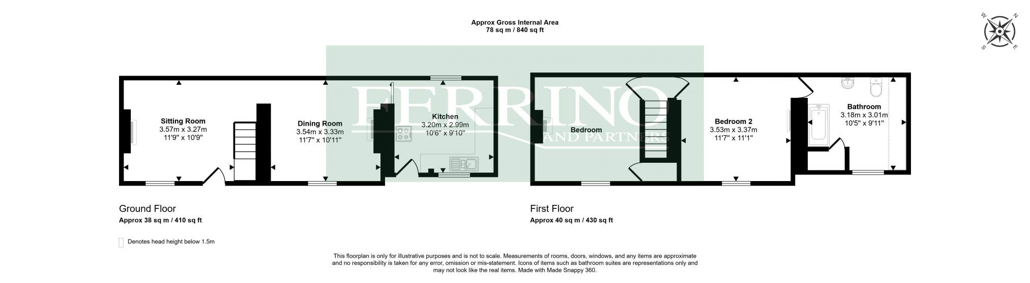 The Firs, Ruardean Hill, Drybrook floorplan