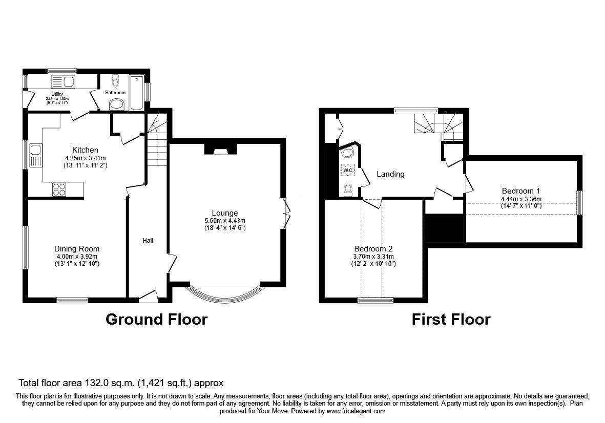 Orchard View,, Four Crosses, Powys floorplan