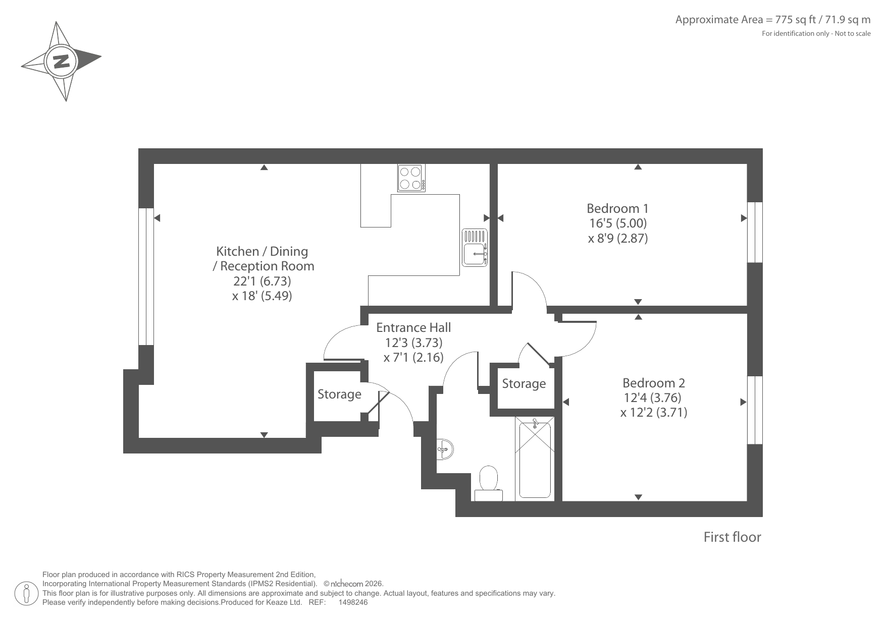 Chertsey Road, Feltham, TW13 4RN, Feltham floorplan