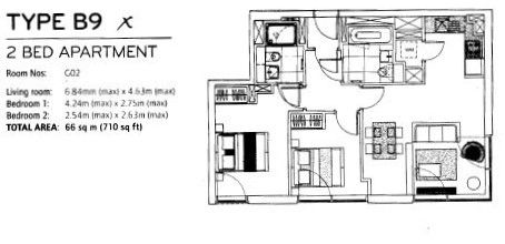 Navigation Building,Flat 2, Station Approach, Hayes floorplan