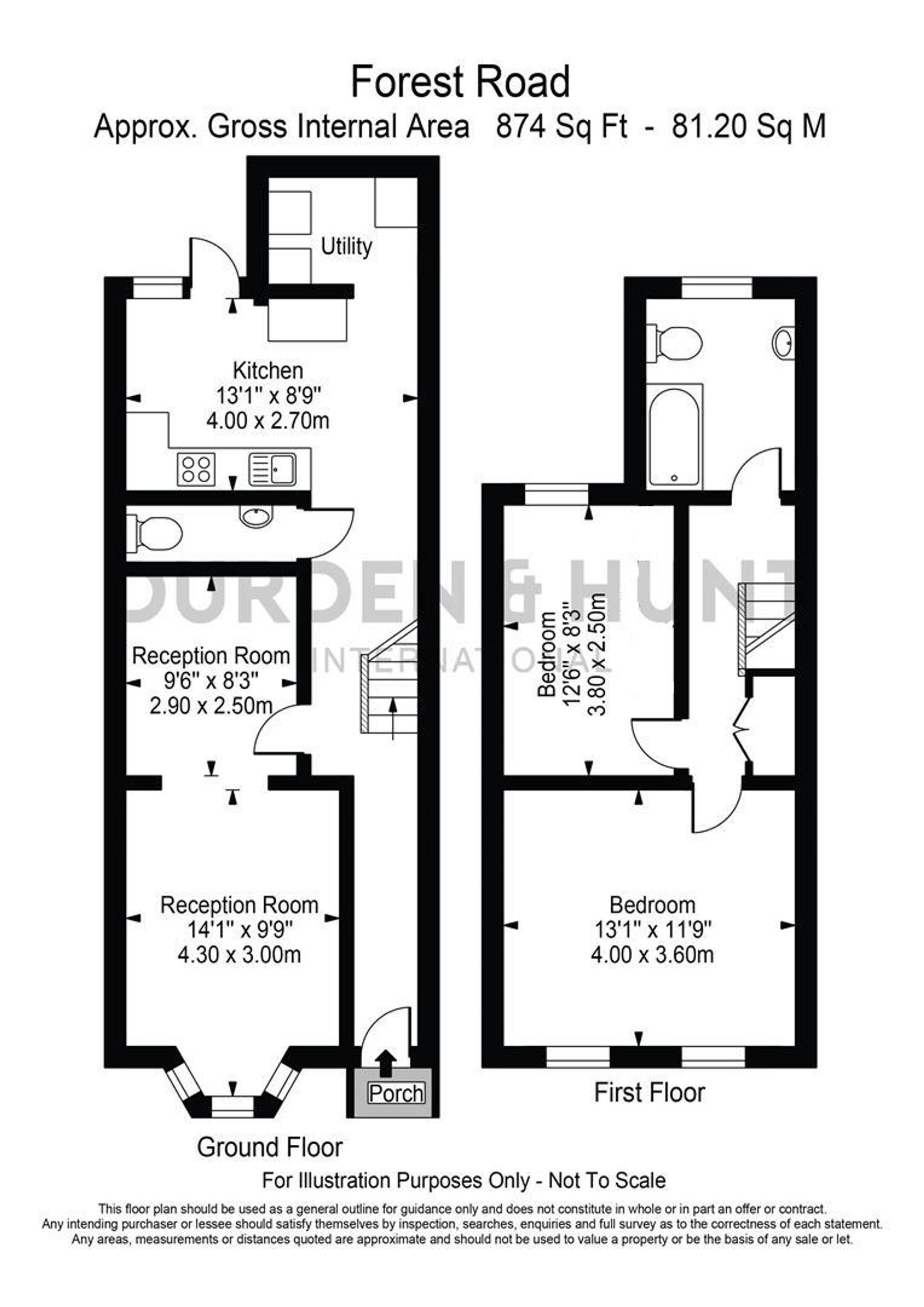 38 Forest Road, Loughton floorplan