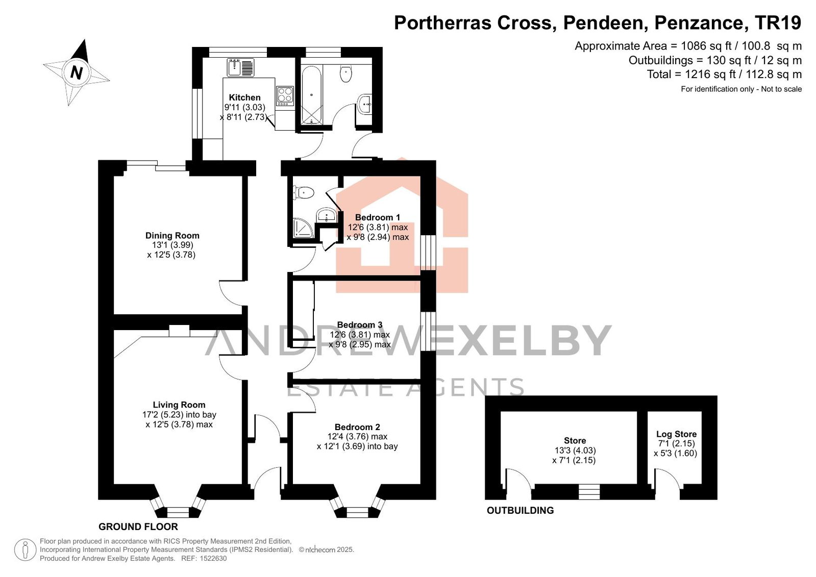 4, Portherras Cross, Penzance floorplan