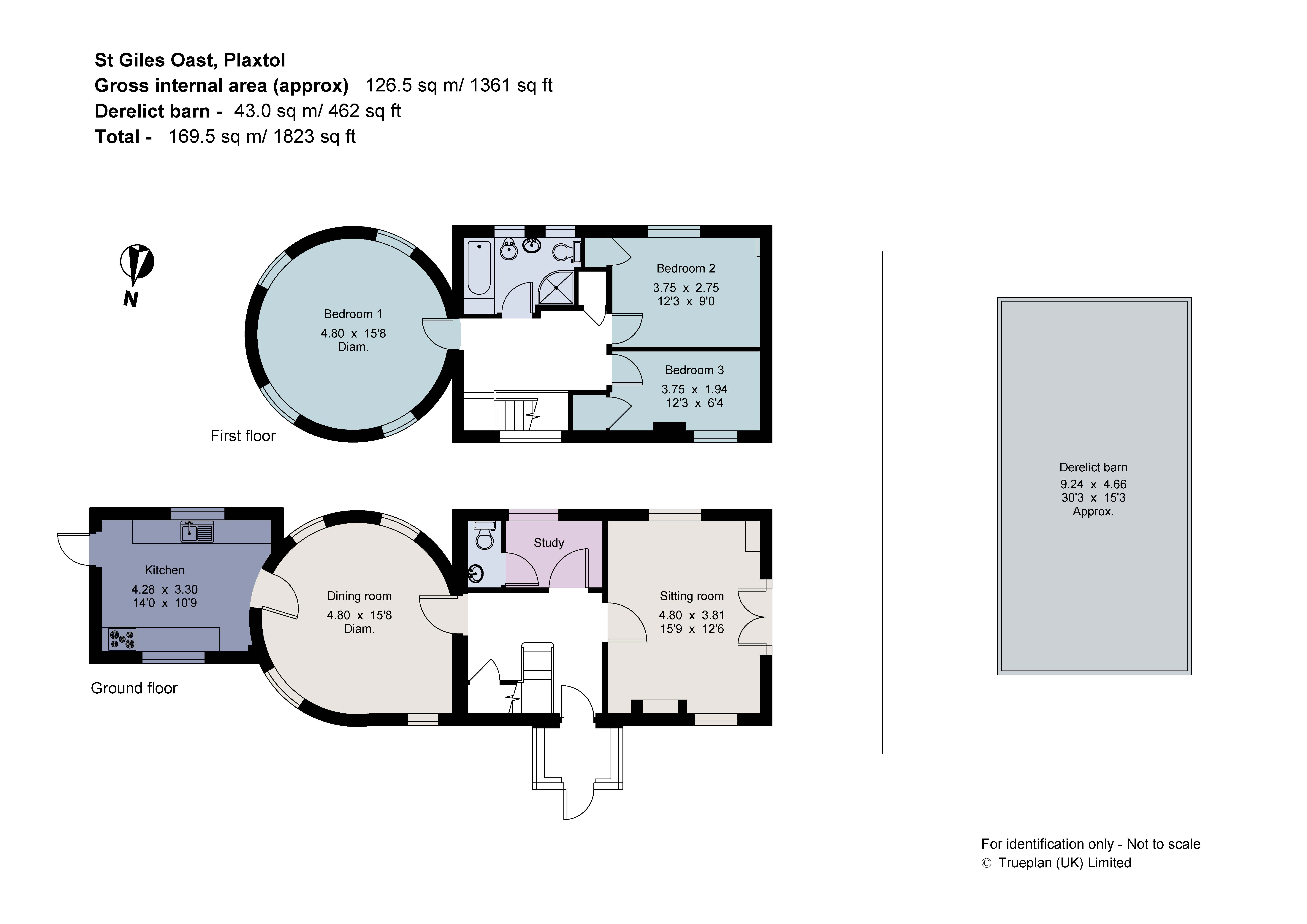 St. Giles Oast,, School Lane, Tonbridge floorplan
