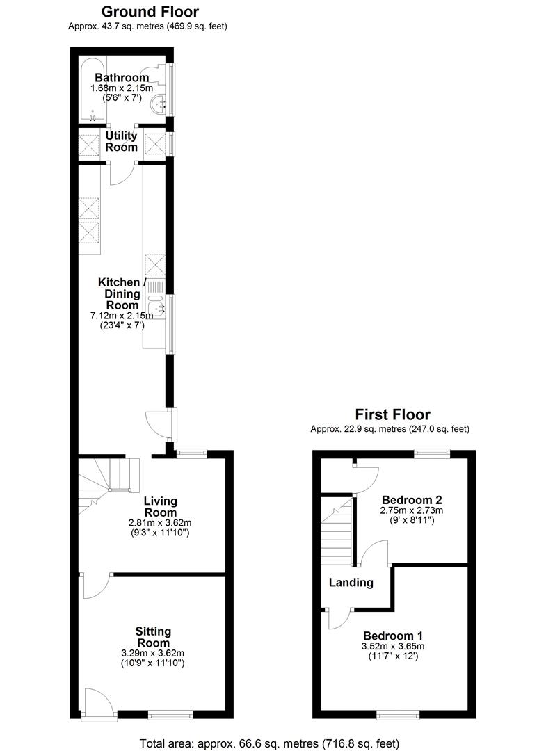 146, Victoria Road, Cambridge floorplan