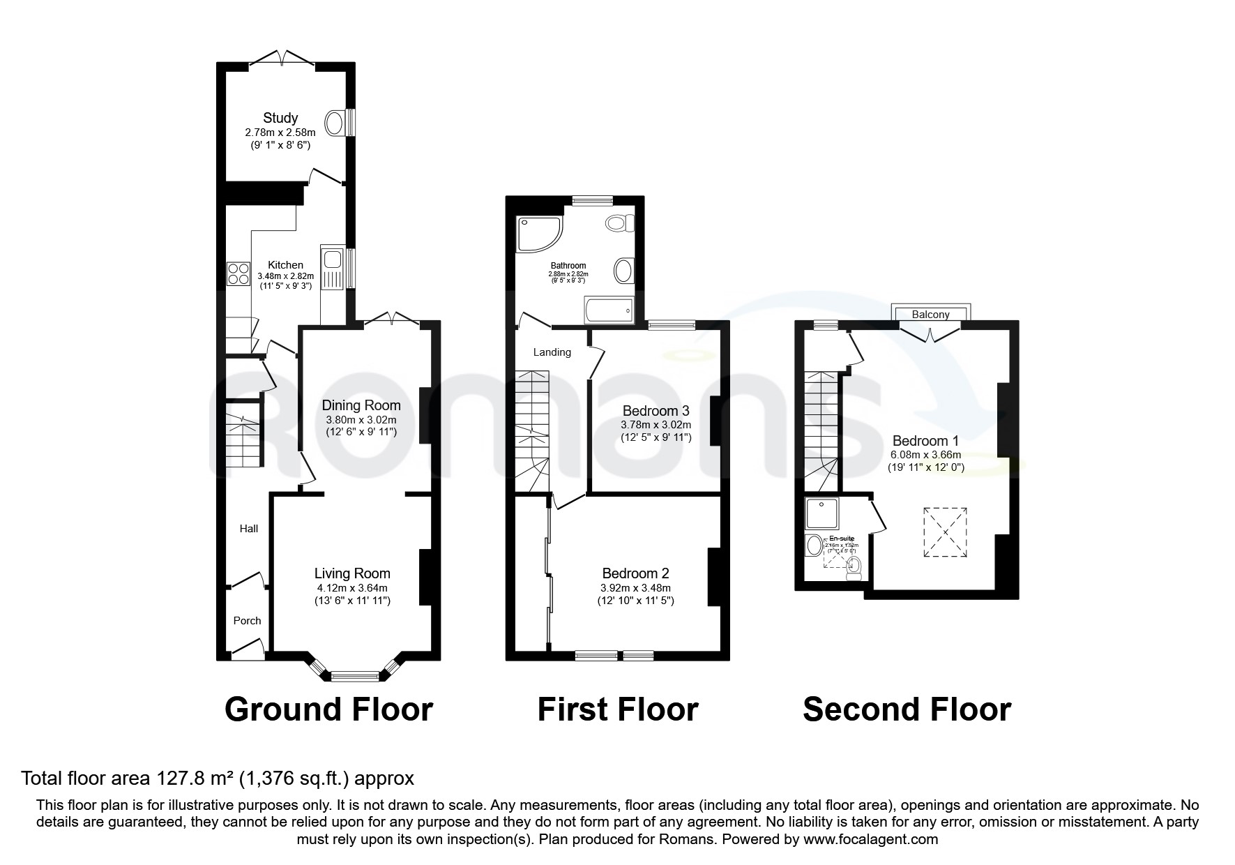 86, Quantock Road, Bristol floorplan