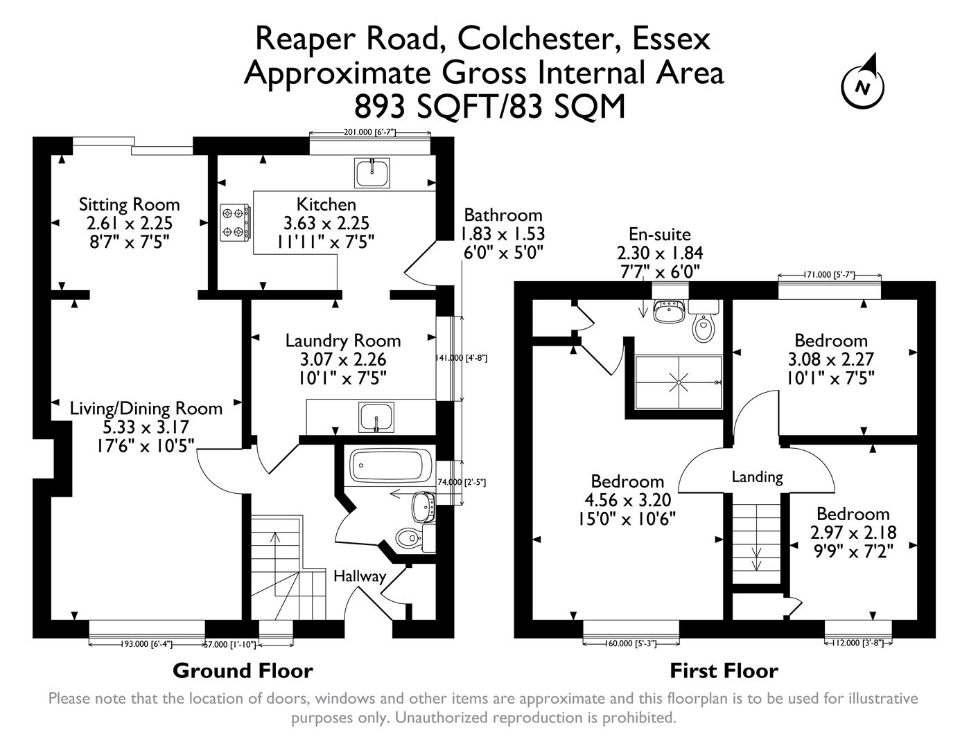 Reaper Road, Colchester floorplan