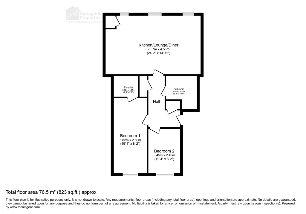 14, Farrer Estate, Binnegar, Wareham floorplan