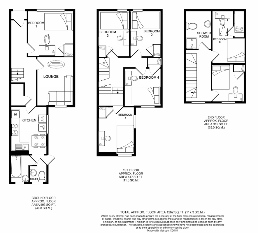 35, Harriet Street, Cardiff floorplan