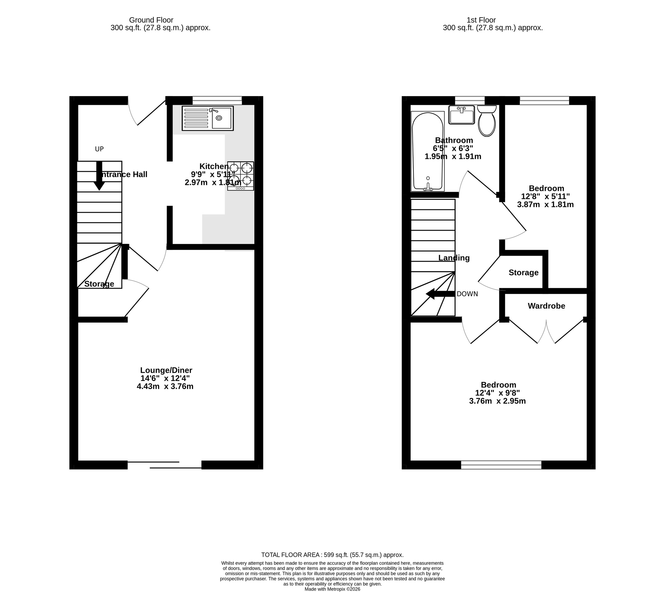 35 Talbott Close, Leicestershire floorplan