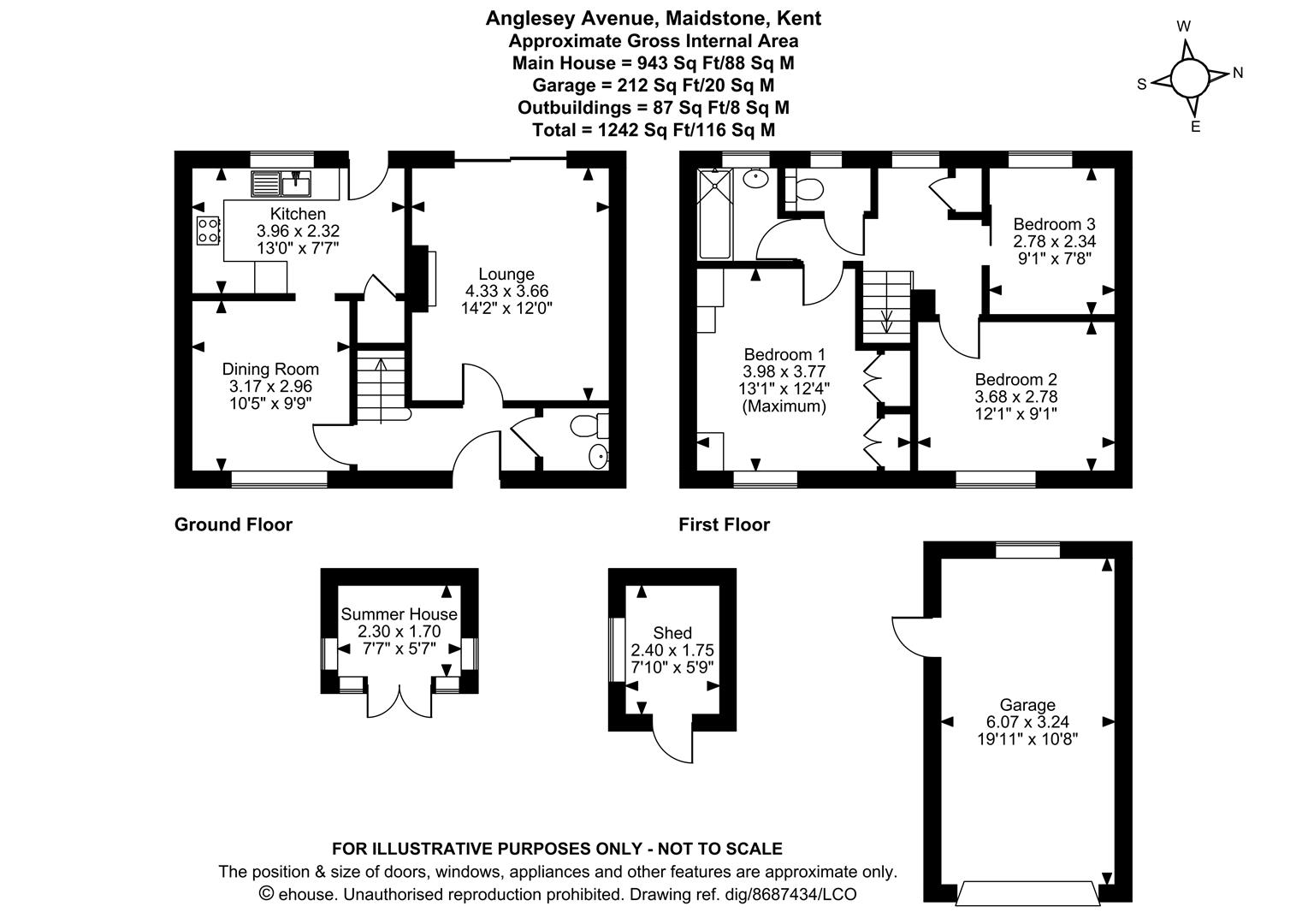 23, Anglesey Avenue, Maidstone floorplan