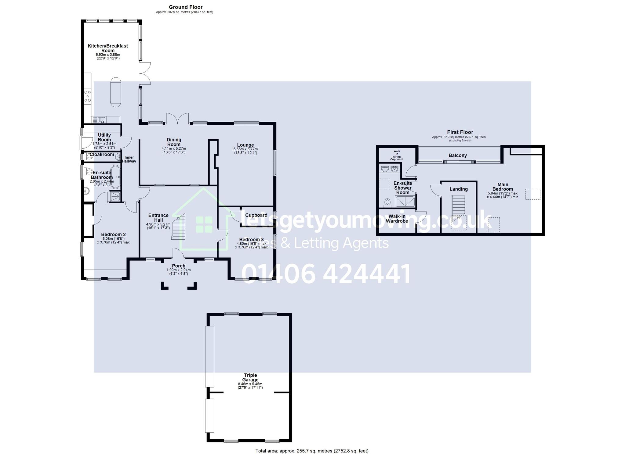 Green Lodge, 12a Cross Street, Fleet floorplan