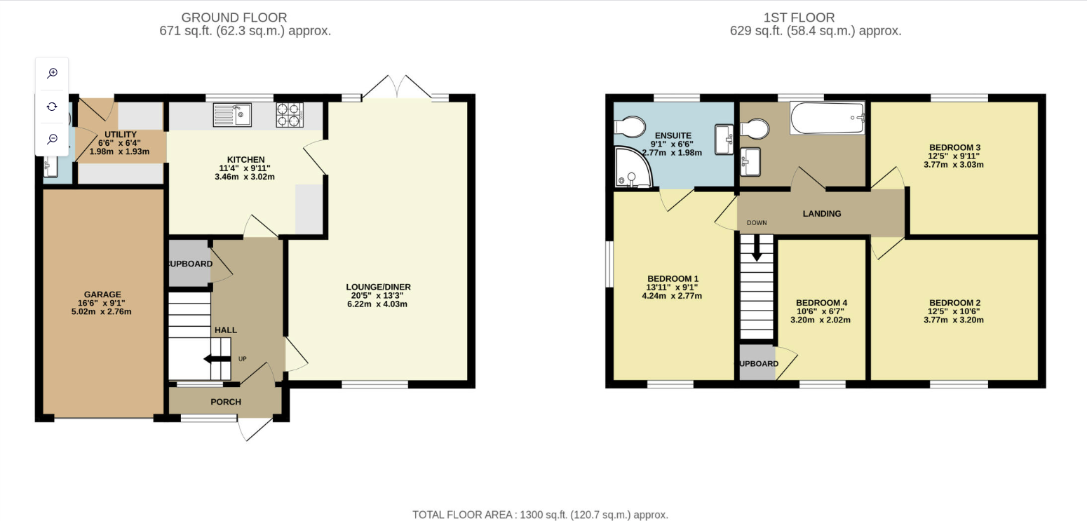 38 Harefield Avenue, Leicester floorplan