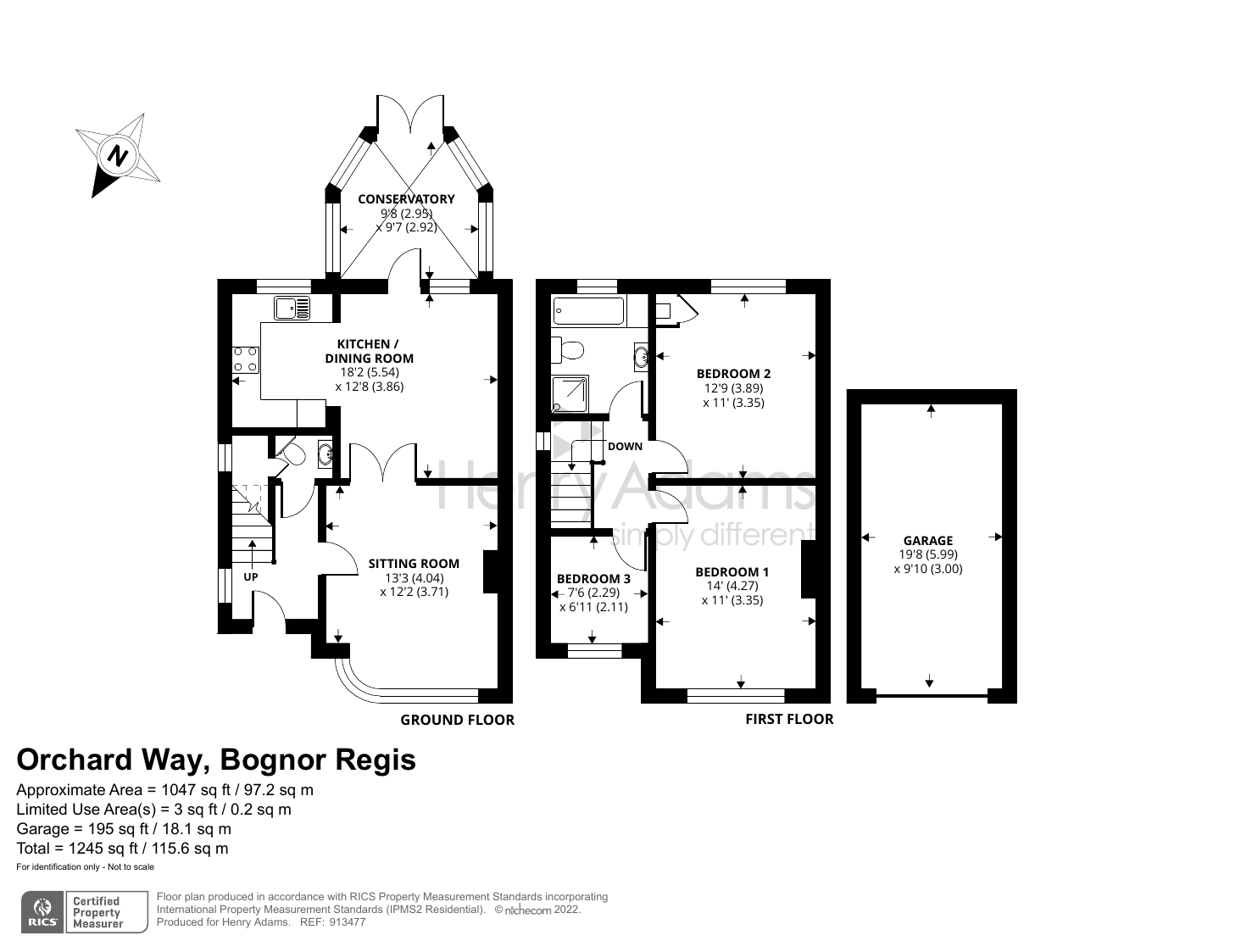 Orchard Way, Bognor Regis PO22, 3 bedroom semidetached house for sale