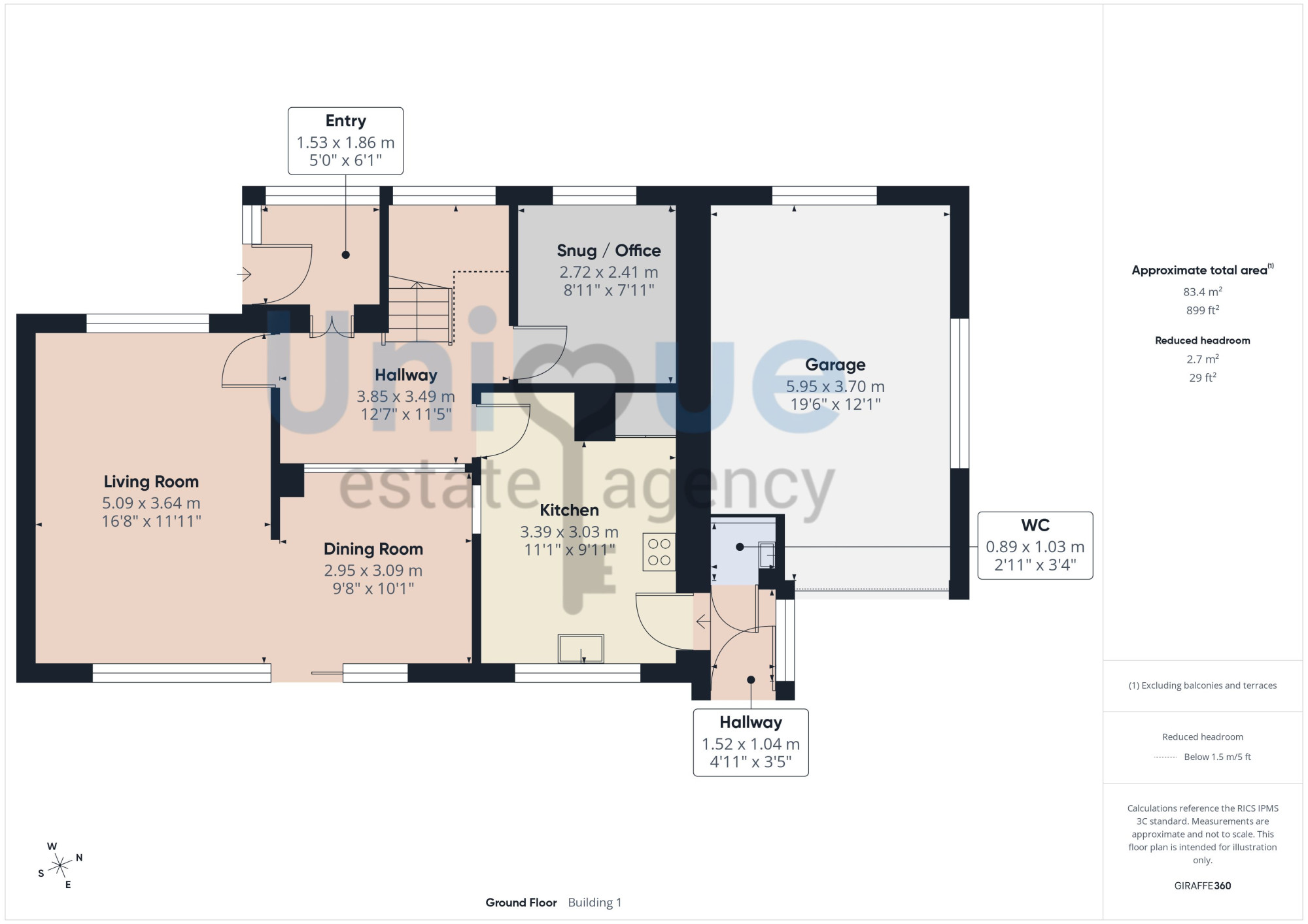 32, Princes Way, Fleetwood floorplan