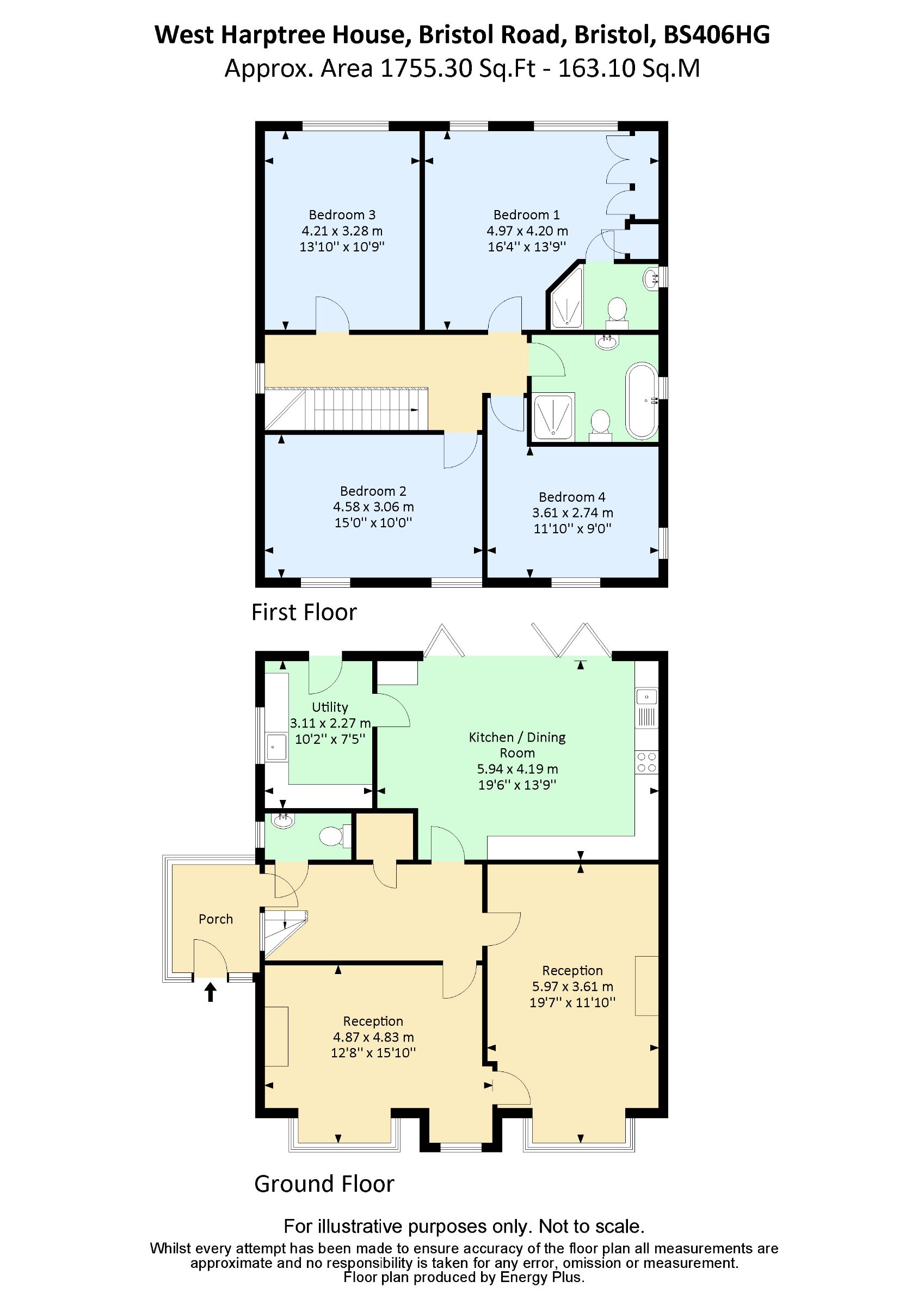 West Harptree House, Bristol Road floorplan