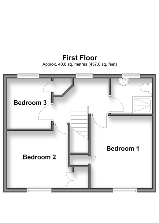 Sandhurst Avenue Woodingdean, Brighton floorplan