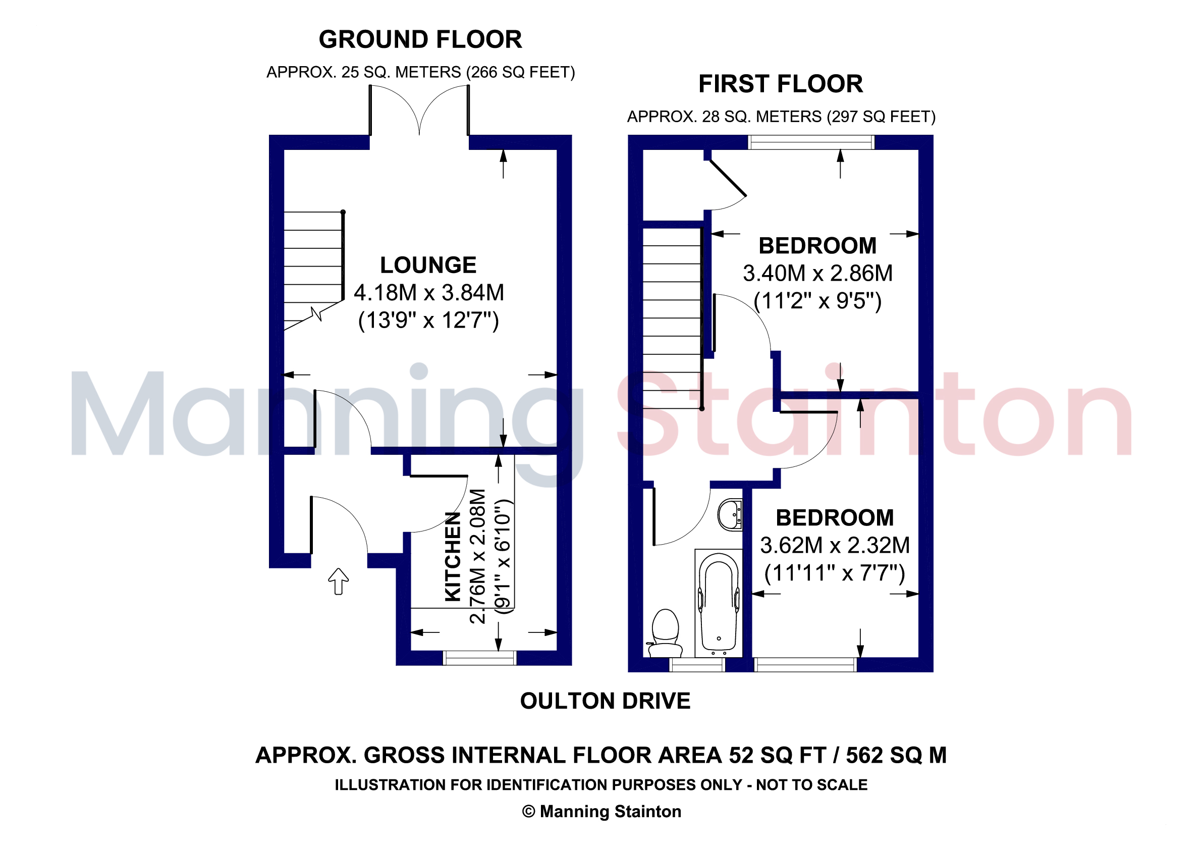 34, Oulton Drive, Leeds floorplan