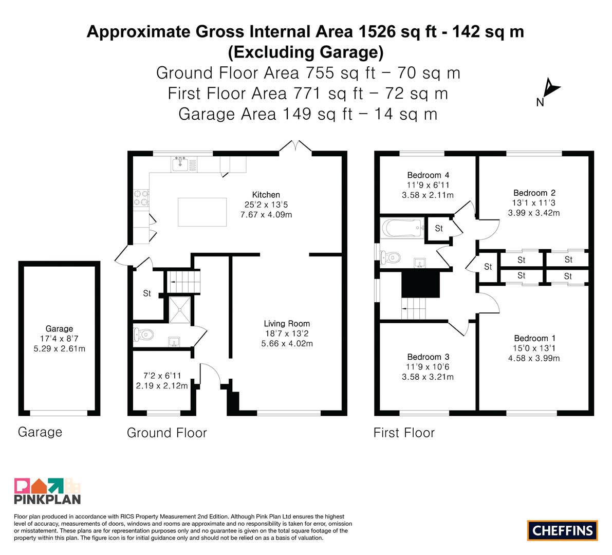 27, New Road, Harston floorplan