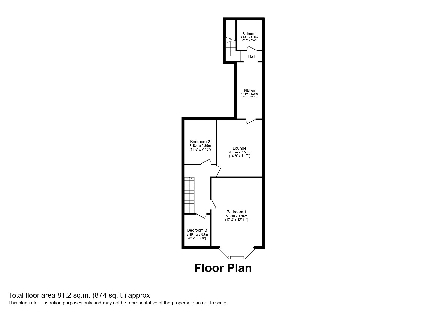 Hyde Street, South Shields NE33, 3 bedroom flat for sale 64370466