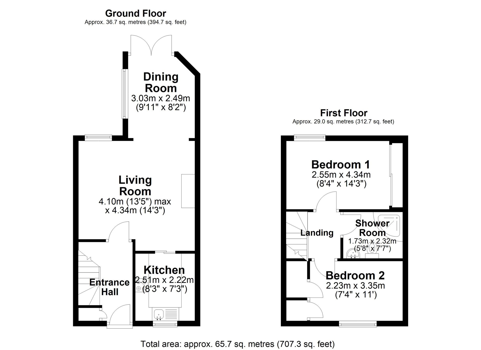 6 Woodford Close, Warrington floorplan