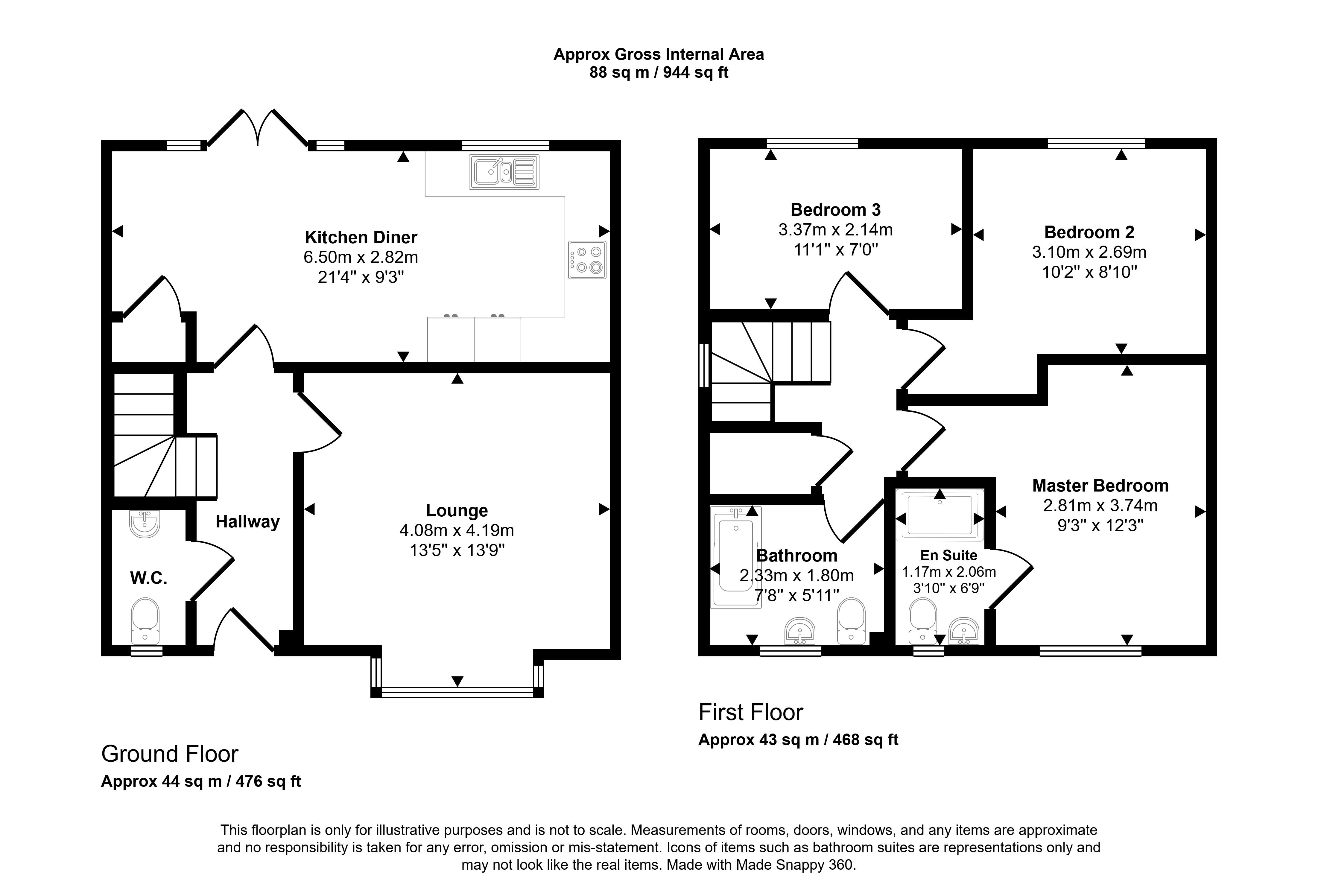 Mallard Way, Newcastle upon Tyne floorplan
