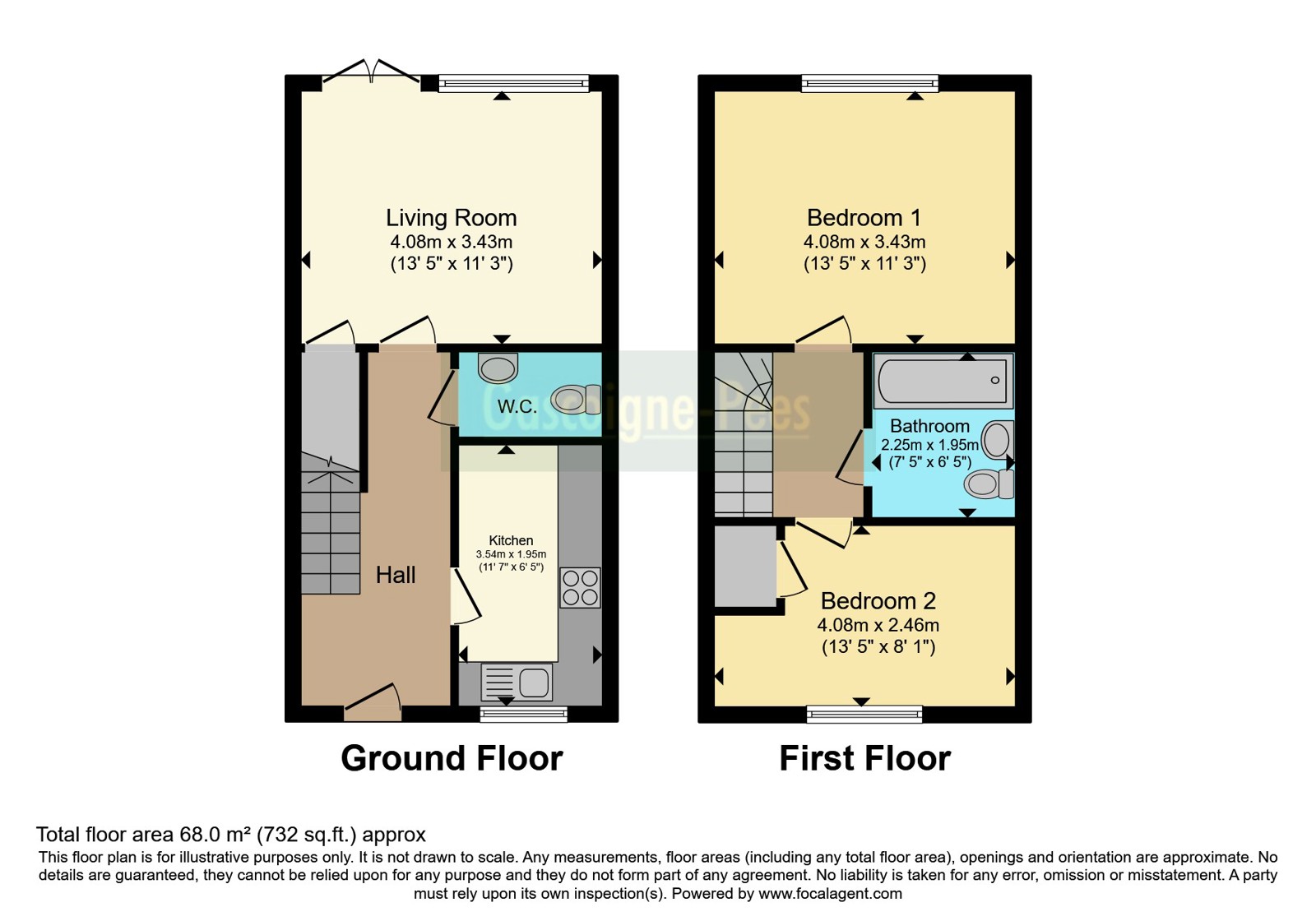 3 Myrtle Terrace, 2a, Tyrell Way, Surrey floorplan