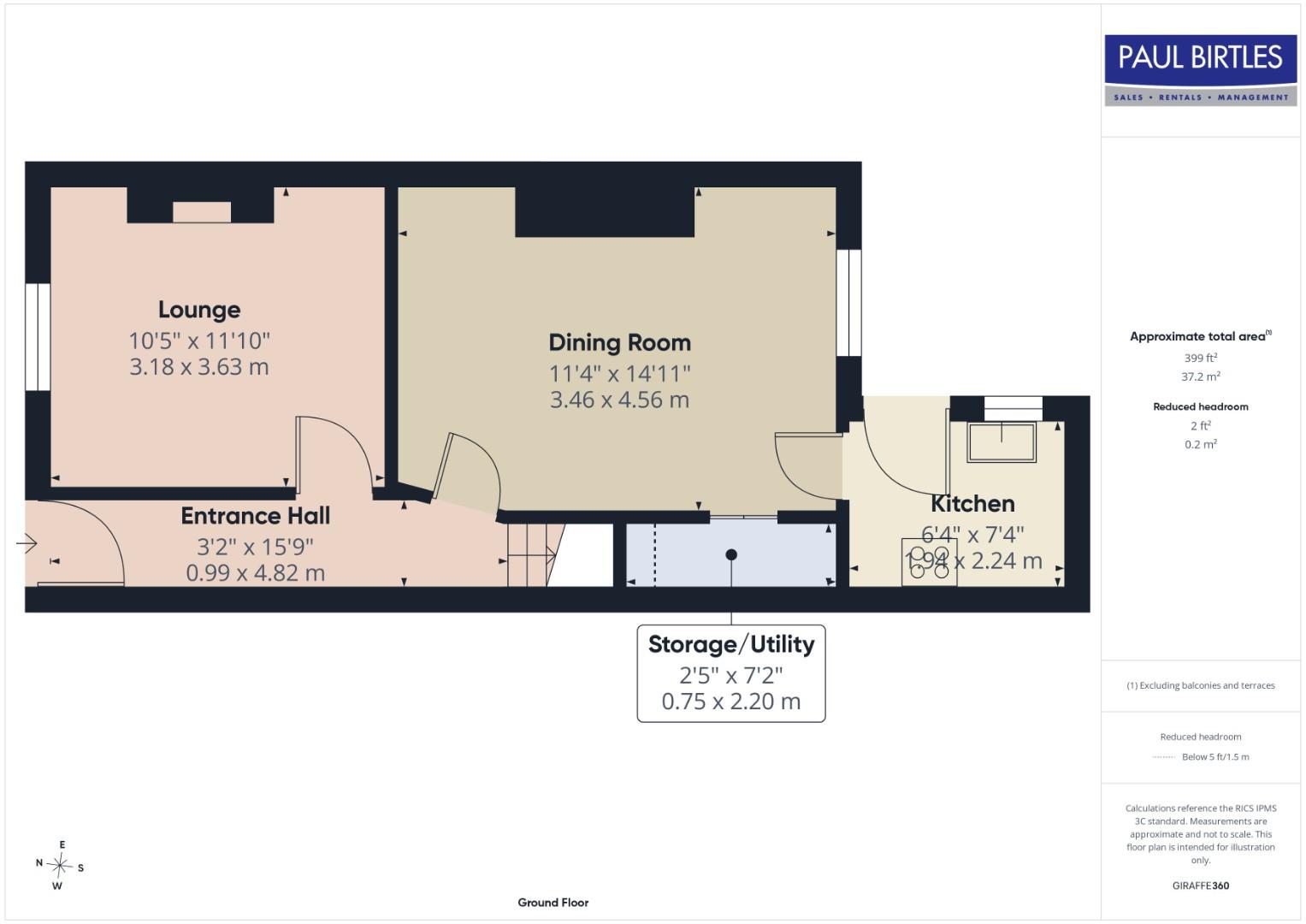 215, Moorside Road, Manchester floorplan