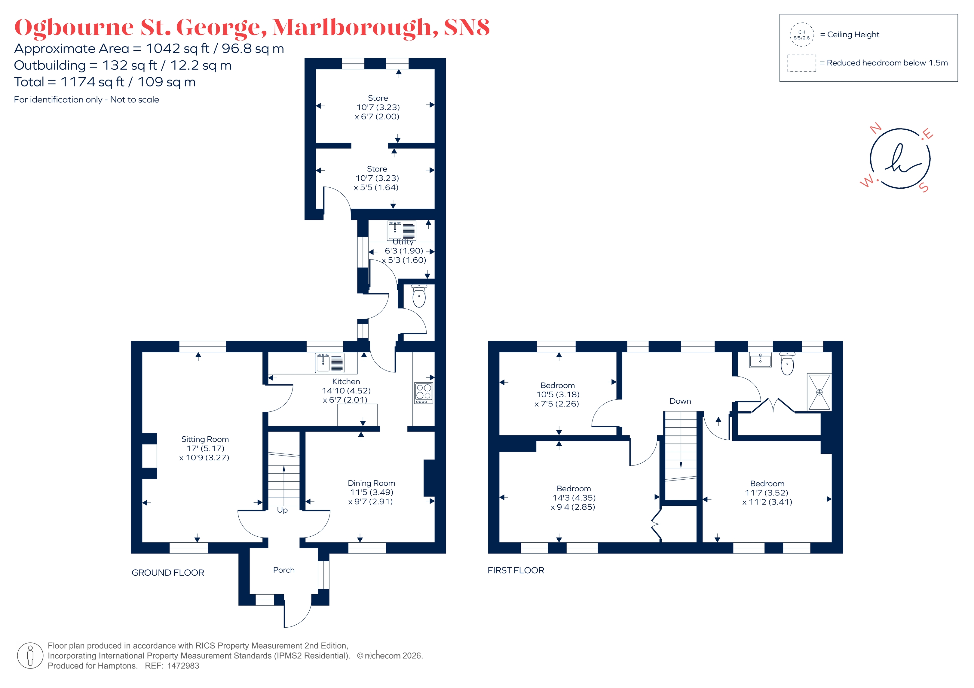 2, Jubbs Lane, Ogbourne St George floorplan