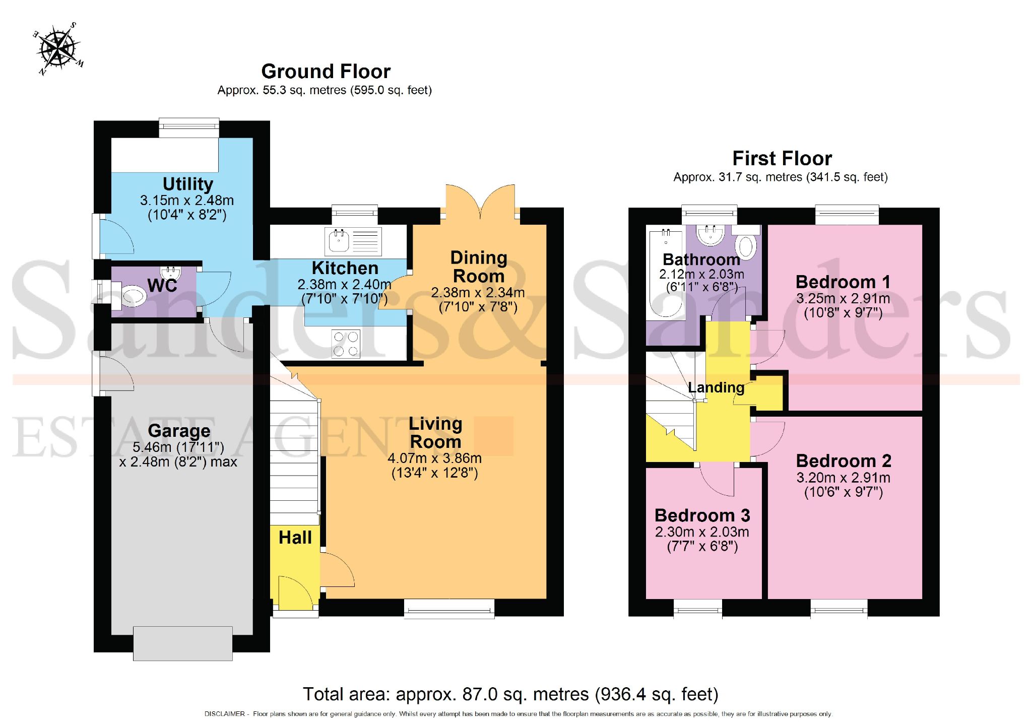 1 Foxtail Close, Stratford-upon-Avon floorplan