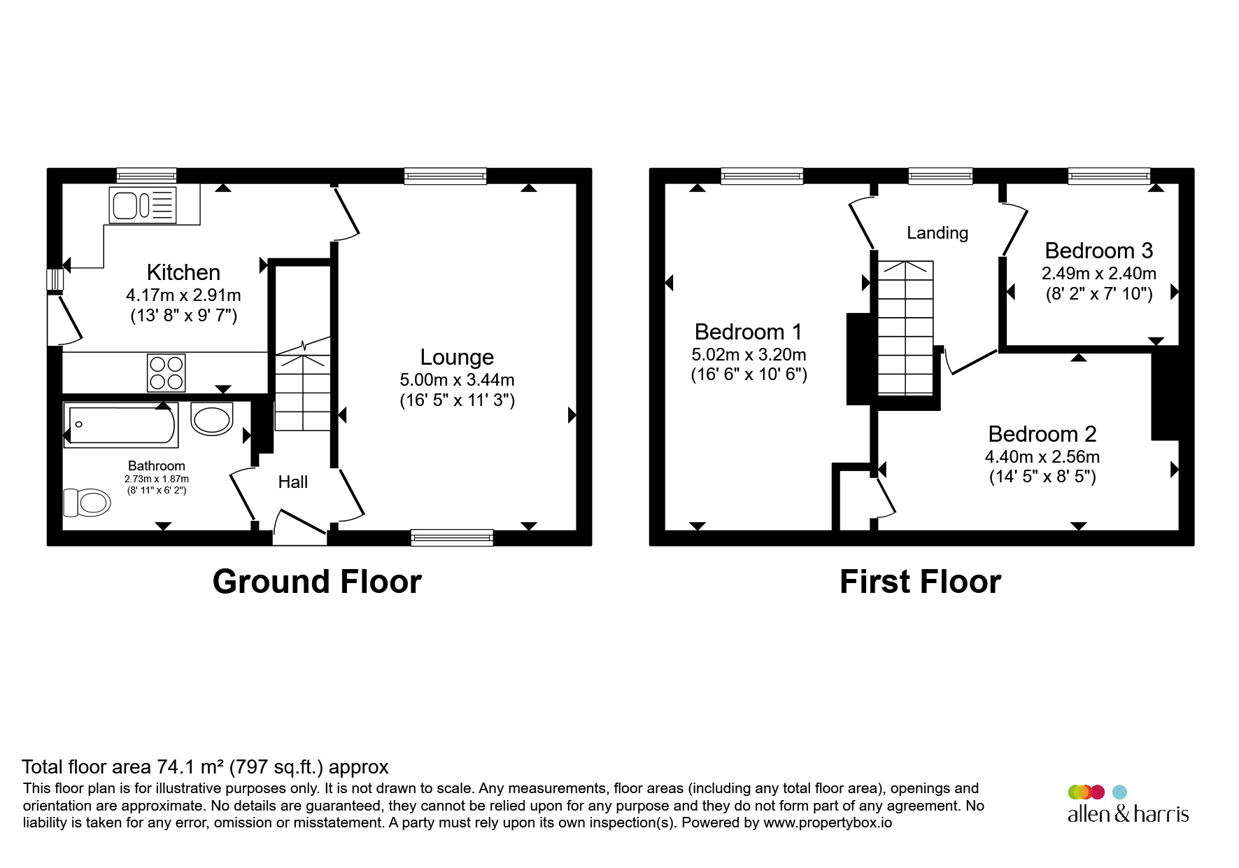 3, Tynant Road, Pontypridd floorplan