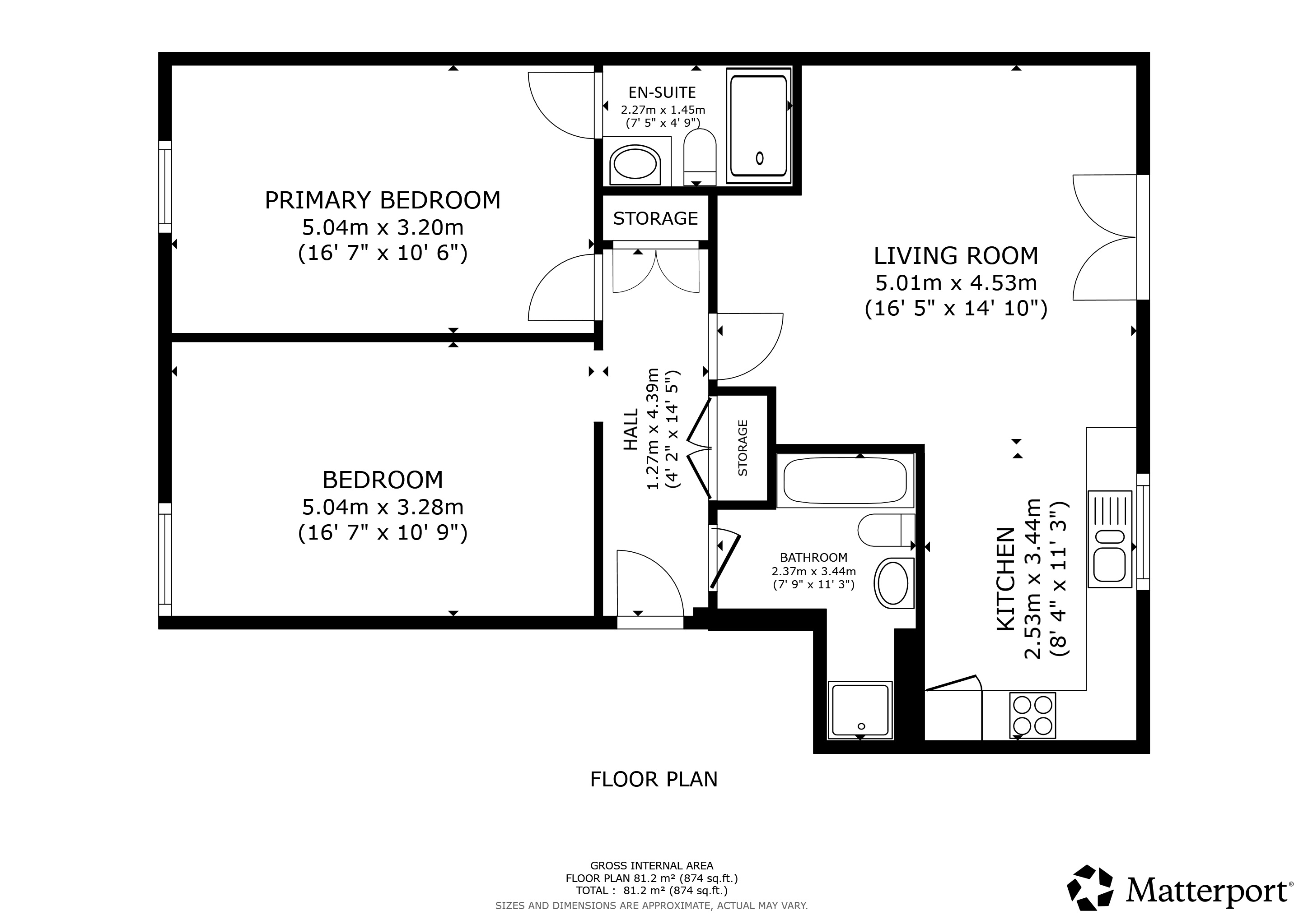 95, Ruchill Street, Flat 1/1, Ruchill floorplan